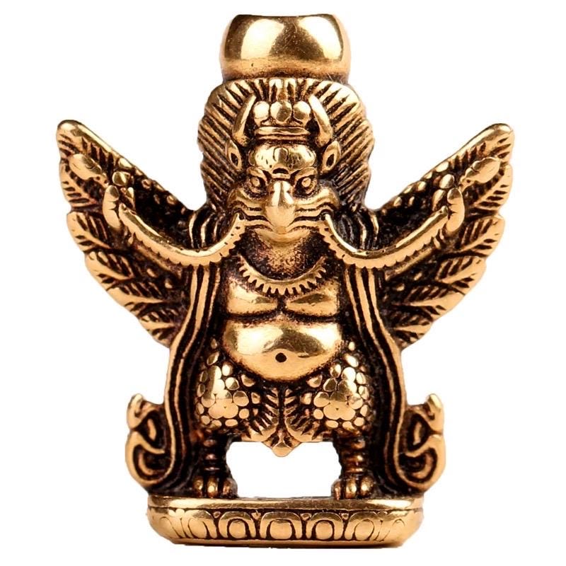 Tibetan Garuda Bead Pendant DIY Buddhist Mala Accessories, Vajra Star Moon Bead Decor