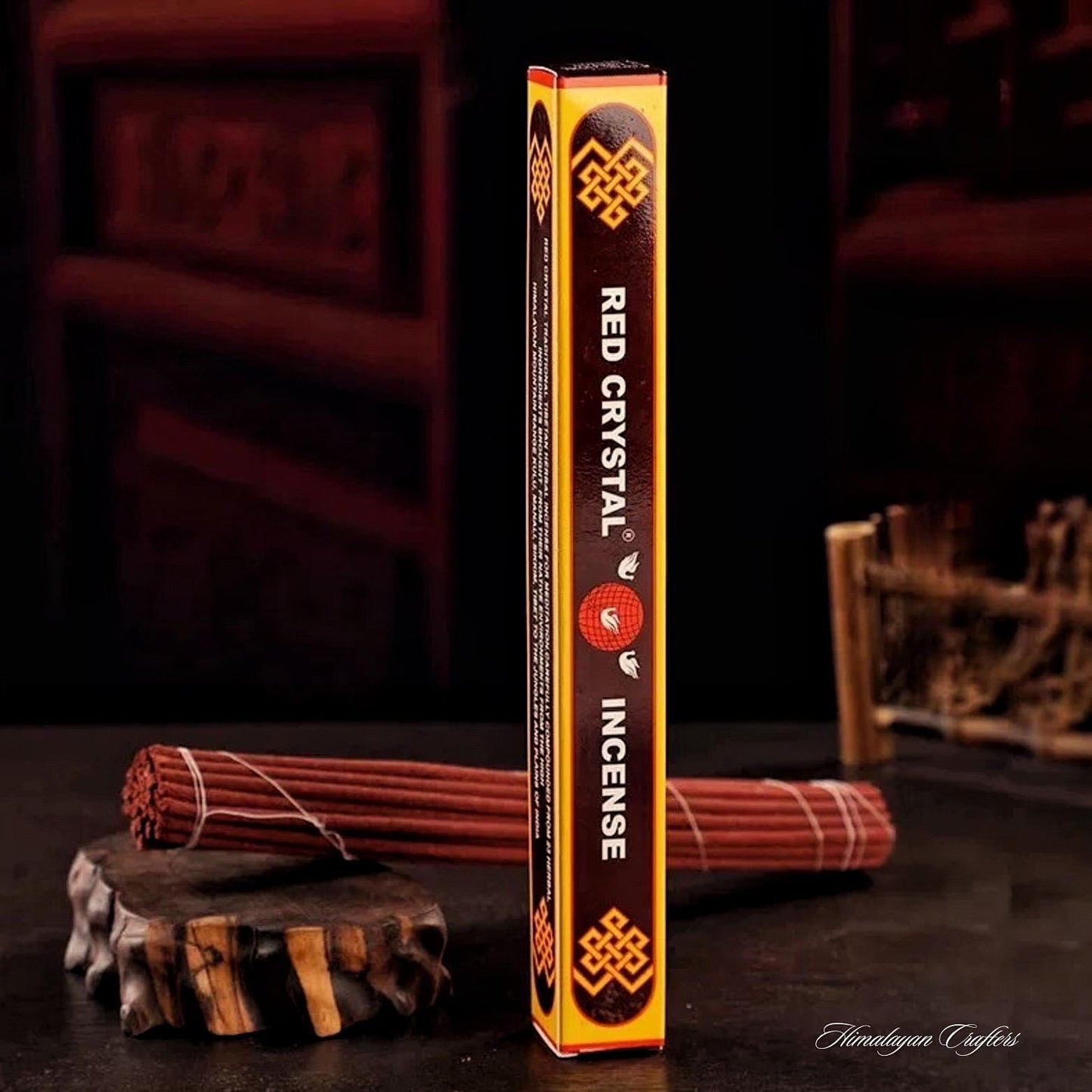 Red Crystal Tibetan Incense Traditional Himalayan Blend Essence Meditation Yoga Healing Natural Handmade Tibet Aromatic Scented sticks