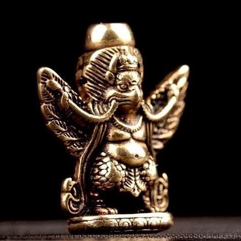 Tibetan Garuda Bead Pendant DIY Buddhist Mala Accessories, Vajra Star Moon Bead Decor